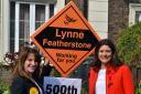 Wife of Lib Dem leader hits campaign trail