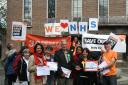 Campaigners fight for the future of the NHS