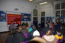 A meeting at South Harringay School to save the Harringay Crown Post Office garnered overwhelming support.
