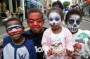 Expect expertly painted faces like this at the Village Festival in Walthamstow