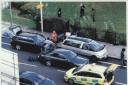 The scene in Ferry Lane, Tottenham, where Mark Duggan was shot