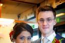 Matthew Barker, 22 and Heshani Rajapaksha Mudiyanselage, 27, married on Valentine's Day
