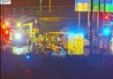 M25 delays after collision in north London