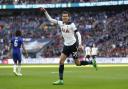 Dele Alli celebrates scoring in Tottenham's FA Cup semi-final defeat to Chelsea. Picture: Action Images