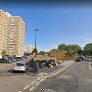 Haringey Council’s plan to build a nine-storey block at the junction of Partridge Way and Trinity Road in Wood Green was brought back to the planning subcommittee on Monday. Photo: Google