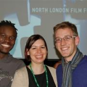 In it to win it: film-makers Geoffrey Okol, Louise Cooke and Tom Ludlam