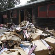 Beauty products shop manager 'in shock' after storage shed fire