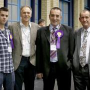 Roger Gravett (second from right) admits Haringey is a 