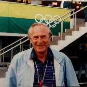 Patrick Rowley at the Seoul Olympic Games in 1988.