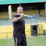 Tom Loizou is both manager and groundsman at Haringey Borough