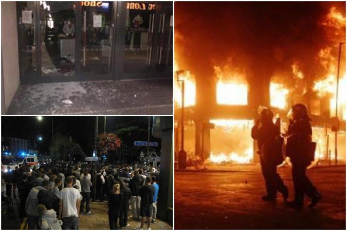 The 2011 riots saw looting, Arson and crowds right across London - pictures from Bromley, Tottenham and Eltham