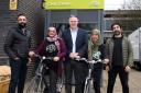 Groups awarded walking and cycling grants celebrate at Enfield Civic Centre