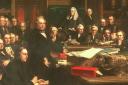 Lord Palmerston addressing-the House  Of Commons..