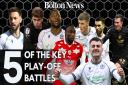 We pick out five of the key battles in this Friday's play-off semi-final