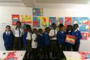 Children from St Pauls and All Hallows created posters which now have pride of place back at school.