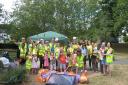 A litter goes a long way: Members of the community join together to tackle rubbish (31996885)