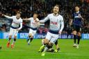 Christian Eriksen kept Spurs' qualification hopes alive. Picture: Action Images