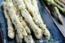 Recipe: British Asparagus and Goats’ Cheese Tempura with Honey and Black Pepper