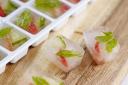 Sweet Eve strawberry and mint ice cubes