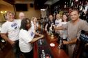 Former Spurs defender Gary Mabbutt attended the pub this morning to pull a pint and publicise the plight of the campaign