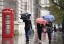 London to be hit with rain all day today.