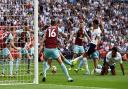 Dele Alli scores for Spurs against Burnley on Sunday. Picture: Action Images