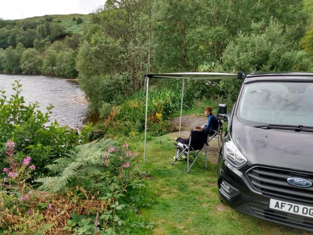 Tottenham Independent: The Ford Nugget during a family holiday