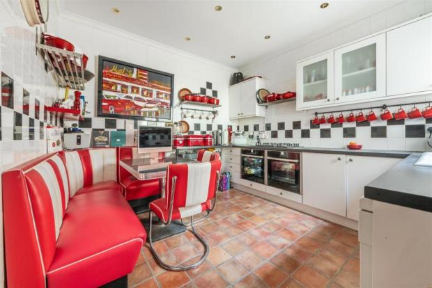 Tottenham Independent: The diner-themed kitchen. (Rightmove)