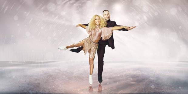 Tottenham Independent: Ria Hebden with skating partner Lukasz Rozycki. Picture: PA/ITV