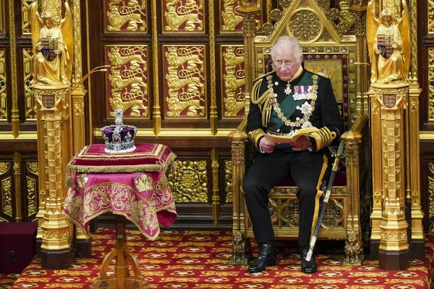 Tottenham Independent: The Prince of Wales reads the Queen's Speech during the State Opening of Parliament in the House of Lords (PA)