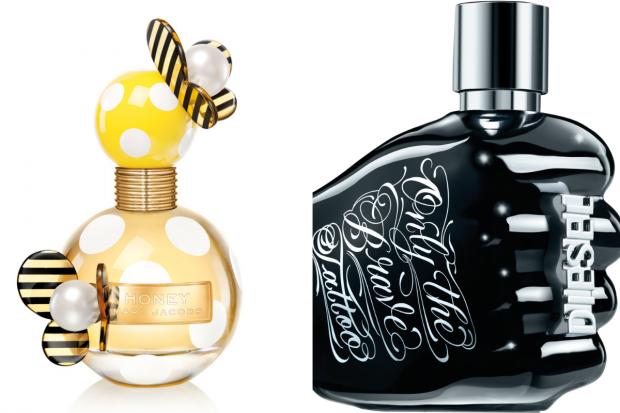Tottenham Independent: (Left) Marc Jacobs Honey EDP and (right) Diesel Only the Brave Tattoo EDT (The Perfume Shop/Canva)