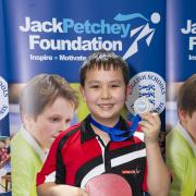 Sam Gabriel won the Under-13 event at the North London regional finals of the Jack Petchey London & Essex Schools Singles Championships. Picture: Stephen Pover