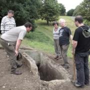 Archaeological dig begins into bomb shelters in Hendon park