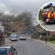 Firefighters were called to Parkland Road in Wood Green yesterday (August 15)