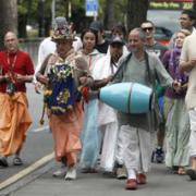 Religious devotees hold peace march in wake of London riots