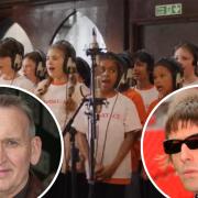 Actor Christopher Eccleston (inset left) and singer Liam Gallagher (right) have lent their backing to Goodstock, a charity supporting Highgate Primary School's vital work