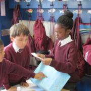 School council members count the vote.