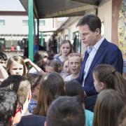 Nick Clegg was at Weston Park Primary School for the second time in three years