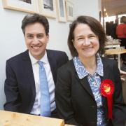 Ed Miliband and Labour's candidate for Hornsey and Wood Green, Catherine West