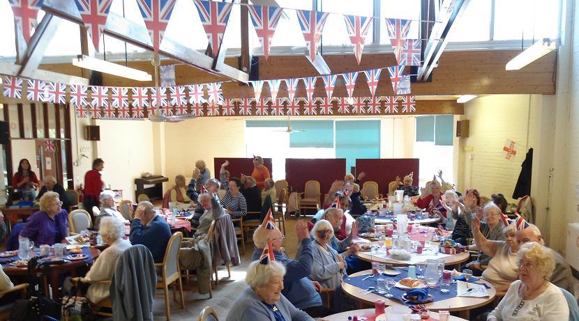 Age UK Barnet's Jubilee party in the Meritage Centre, Hendon
