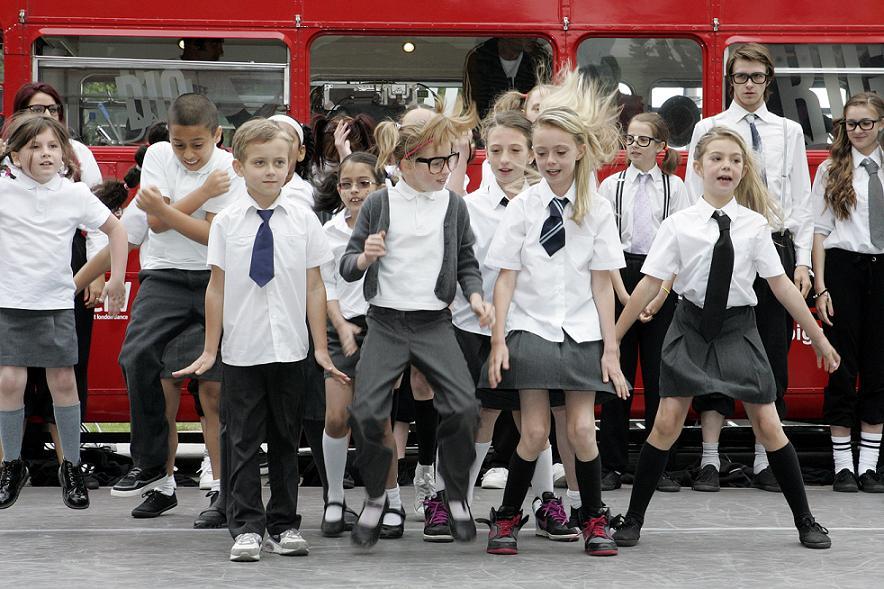 Young dancers from Big Dance Bus put on a show at Edmonton Green Shopping Centre on Saturday. 