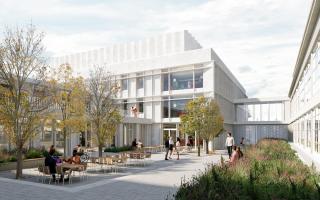 A computer generated image of what the new Haringey Civic Centre may look like